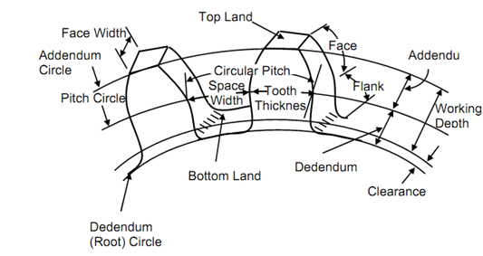 Circular Pitch, Gear Terminology, Assignment Help